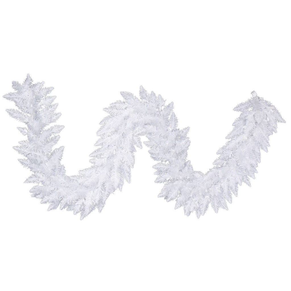 9' Sparkle White Spruce Artificial Christmas Garland K57282