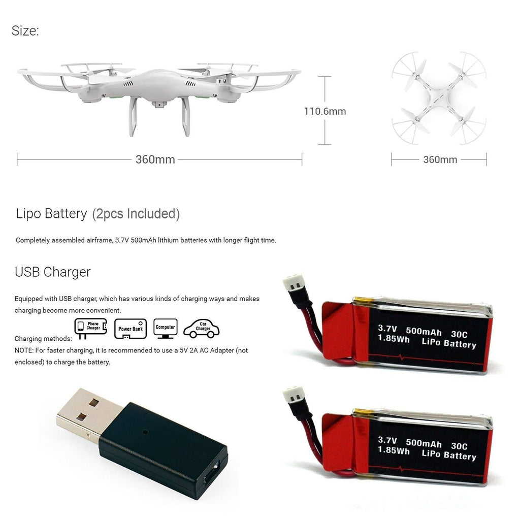 720p HD Camera RC Quadcopter Drone F9463
