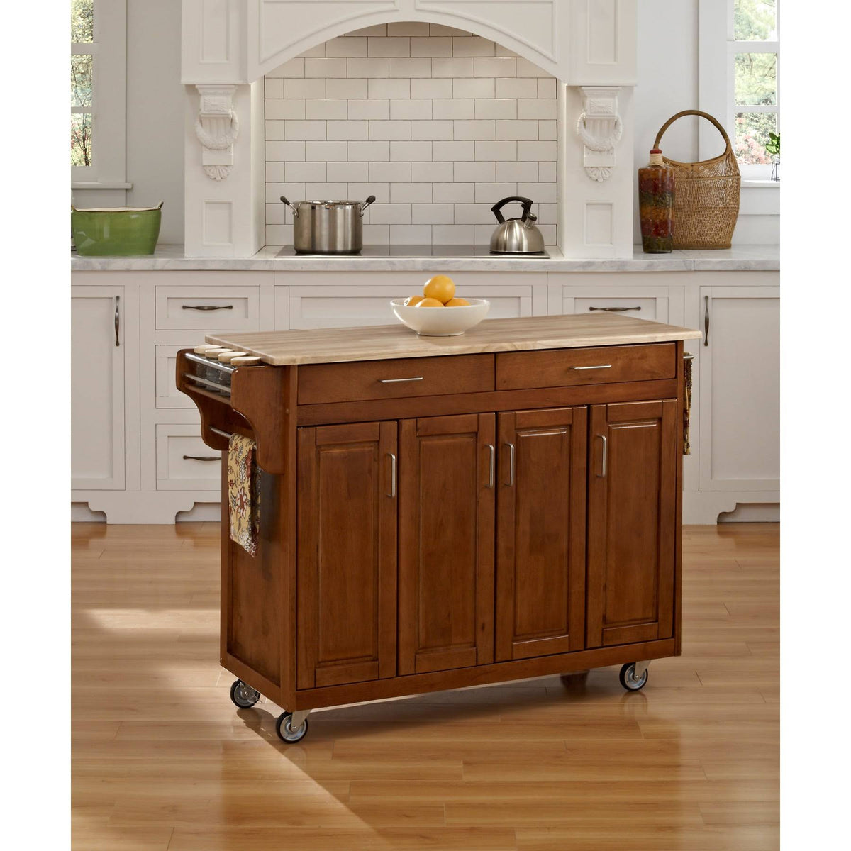 Wooden Top Kitchen Cart P5025