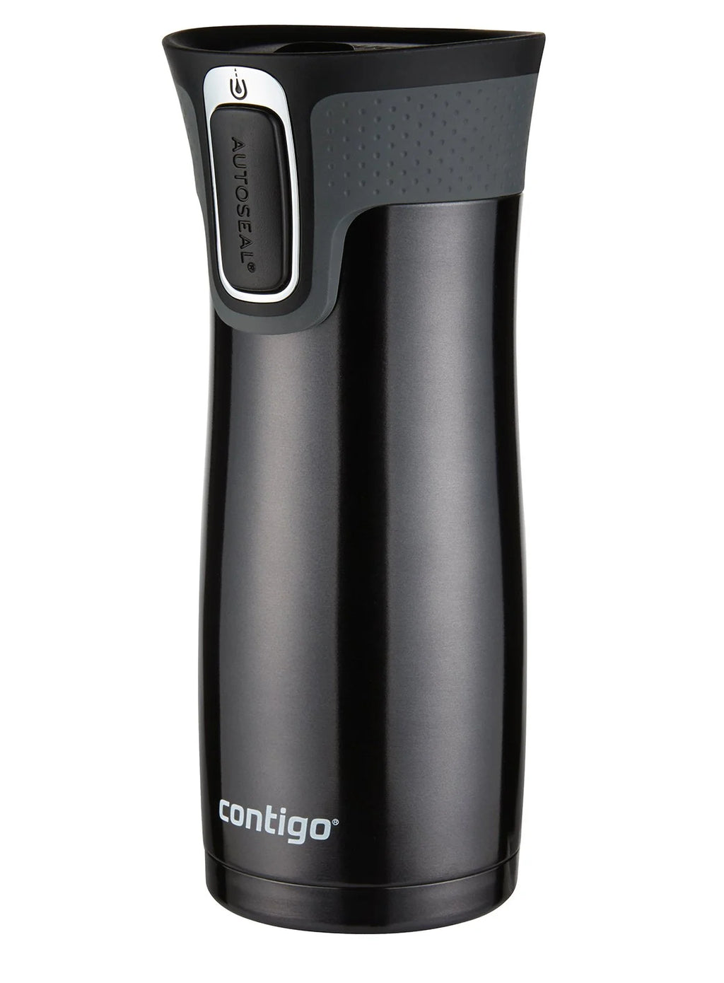 Black Stainless Steel Travel Mug, 16 oz K674406