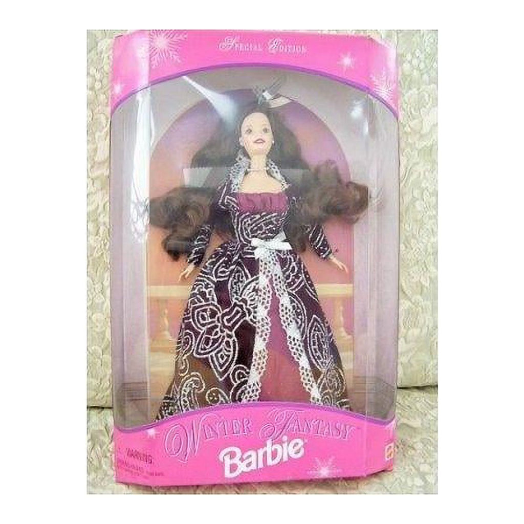 1996 Winter Fantasy Barbie 2 Brunette U787