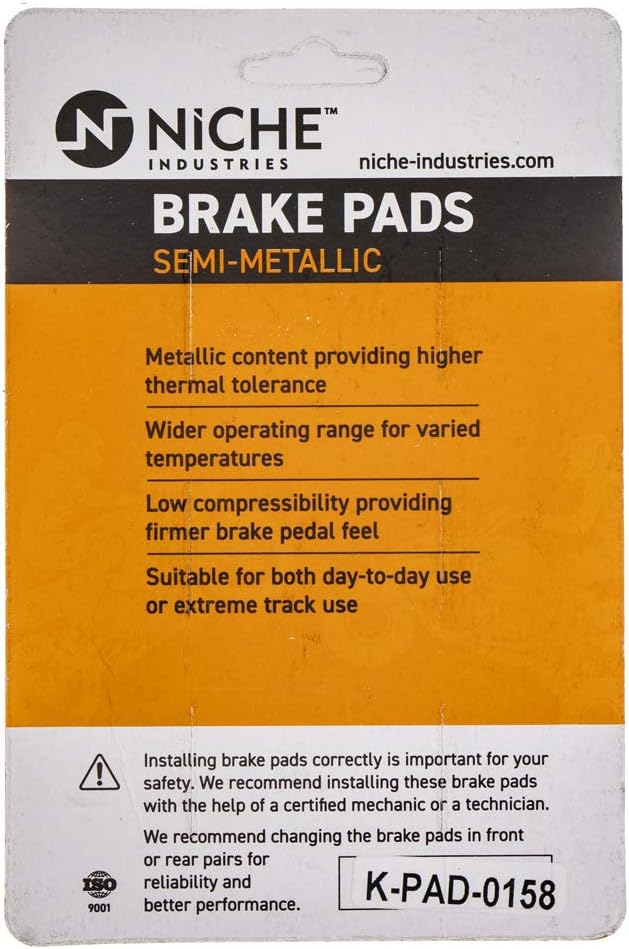 Semi-Metallic Brake Pad Set Pack of 2 S545468