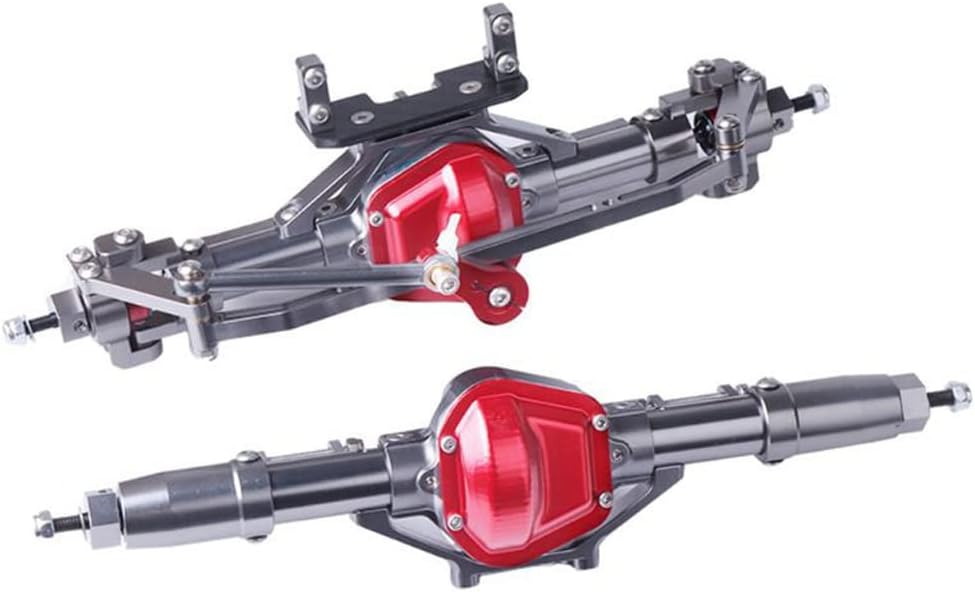 Rock Crawler Axle Front and Rear Portal Axles Complete Metal Alloy Pack of 2 D37811