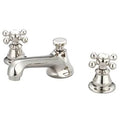 Polished Nickel Widespread Bathroom Faucet with Drain Assembly S83778