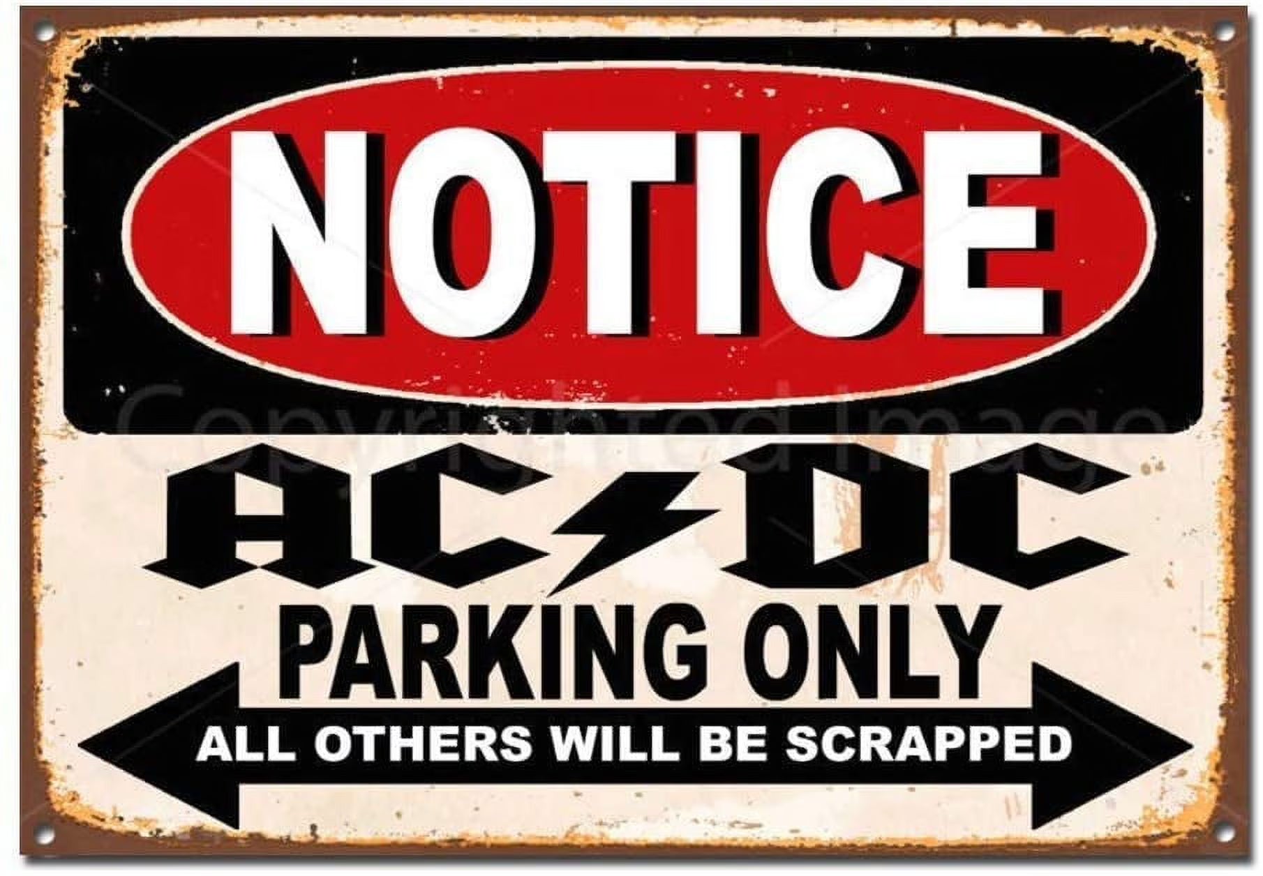 Vintage Tin Sign Metal Wall Plaque V970