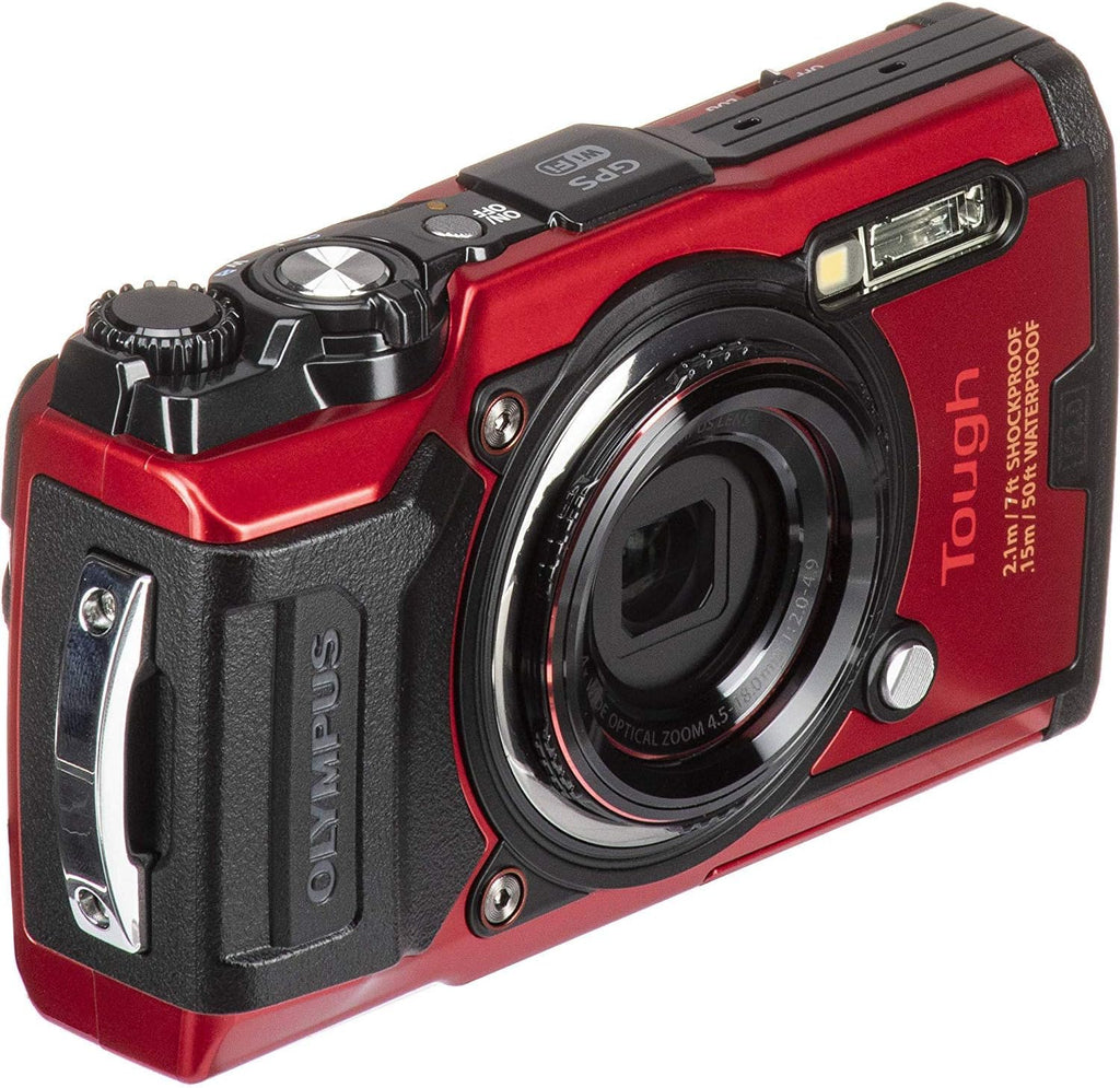 Red Digital Camera with 64GB SDXC Memory Card and 2X Replacement Batteries with Charger J32003
