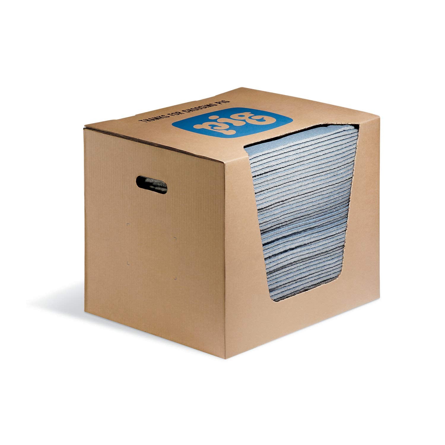 100 Oil Spill Mats 15" x 19" Perforated Pads W6765