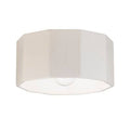 Gloss Gray Flush Mount Light Fixture H7814