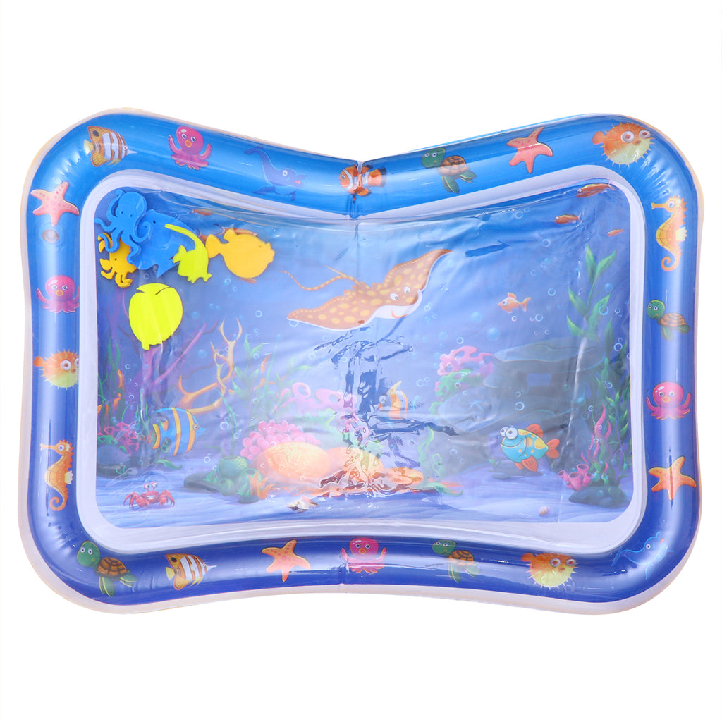 Inflatable Crawling Cushion Water Play Mat (Blue) W475253