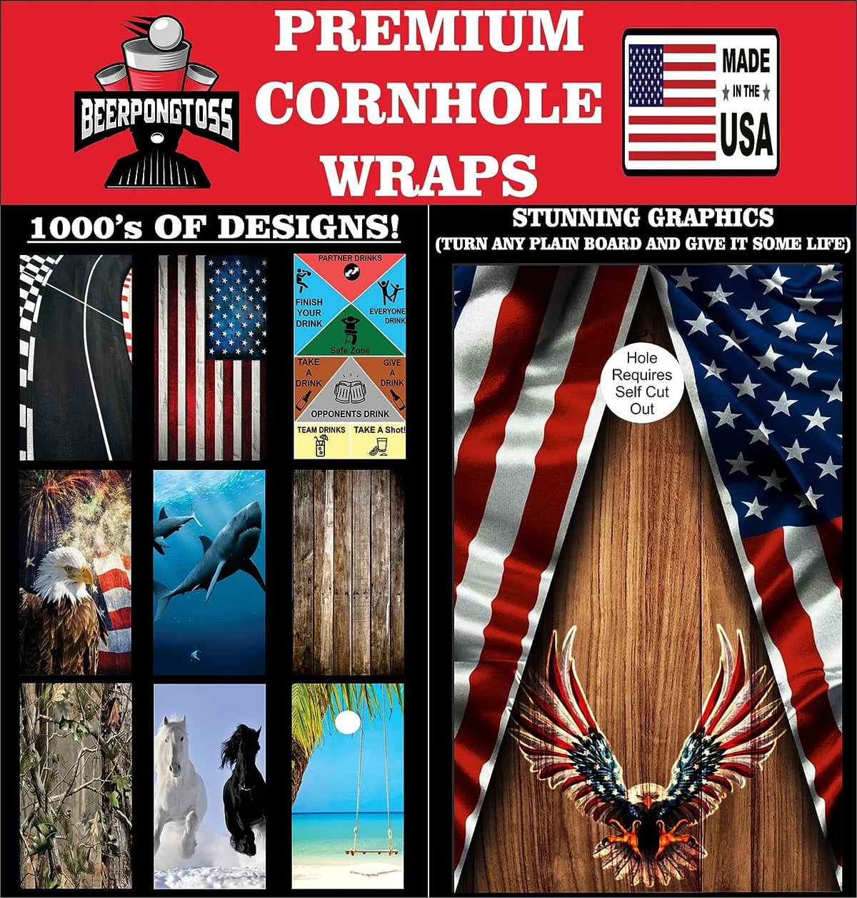Board Wraps Set Of 2 E633