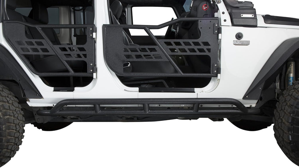 Jeep Wrangler JK Side Steps Nerf Bars Running Boards 4 Door-Pair R4668