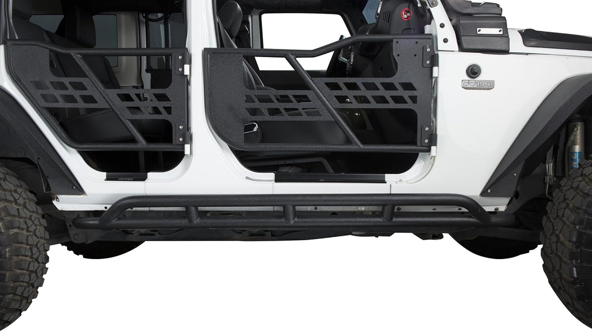 Jeep Wrangler JK Side Steps Nerf Bars Running Boards 4 Door-Pair R4668