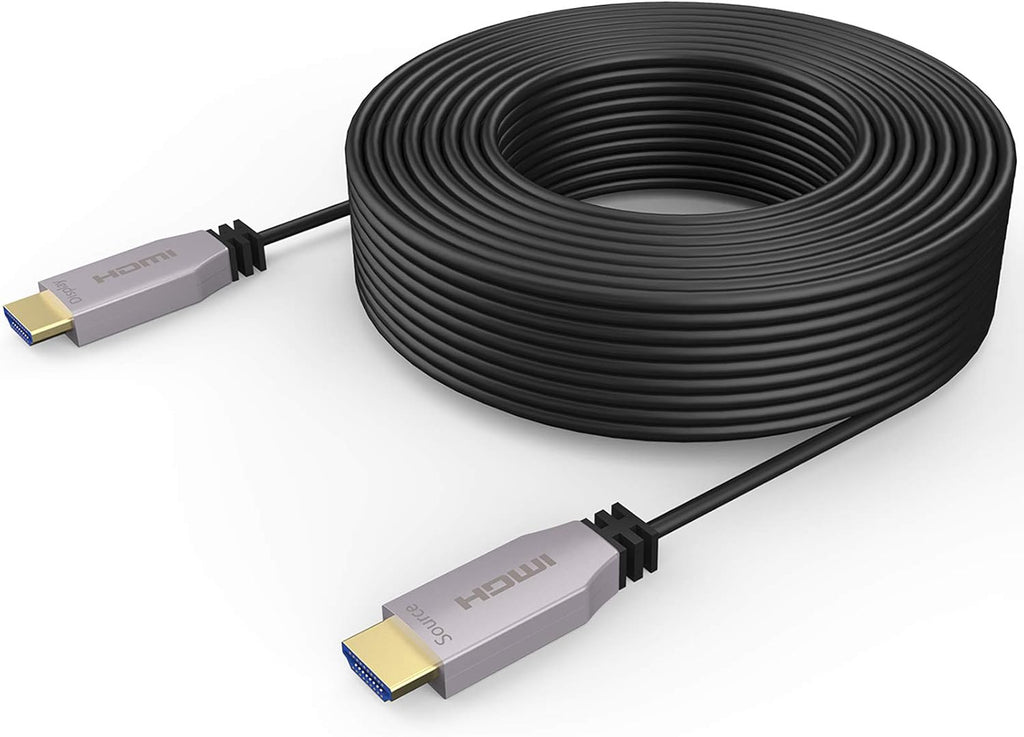Fiber Optical HDMI 2.0b Cable 100ft 4K@60Hz Slim and Flexible Pack of 2 O690720
