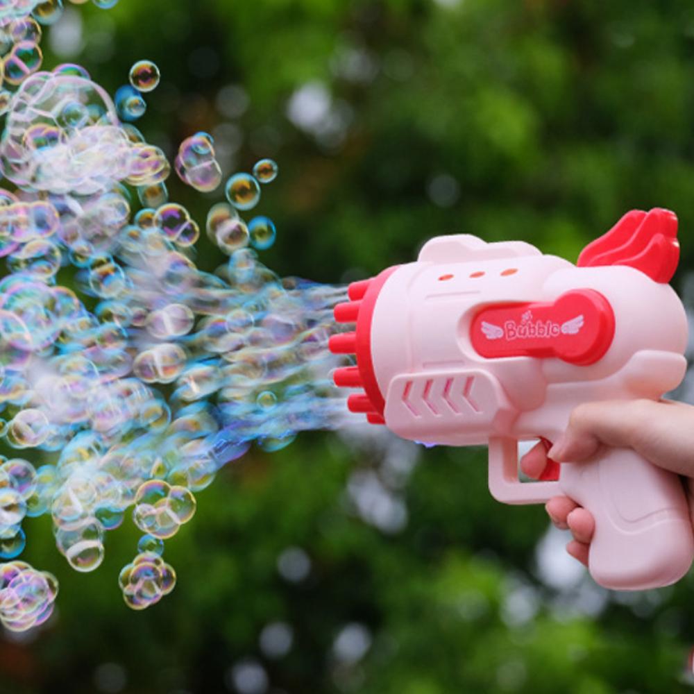 Automatic Bubble Blaster Toy with Cooling Fan & Solutions Batteries Operated X362610