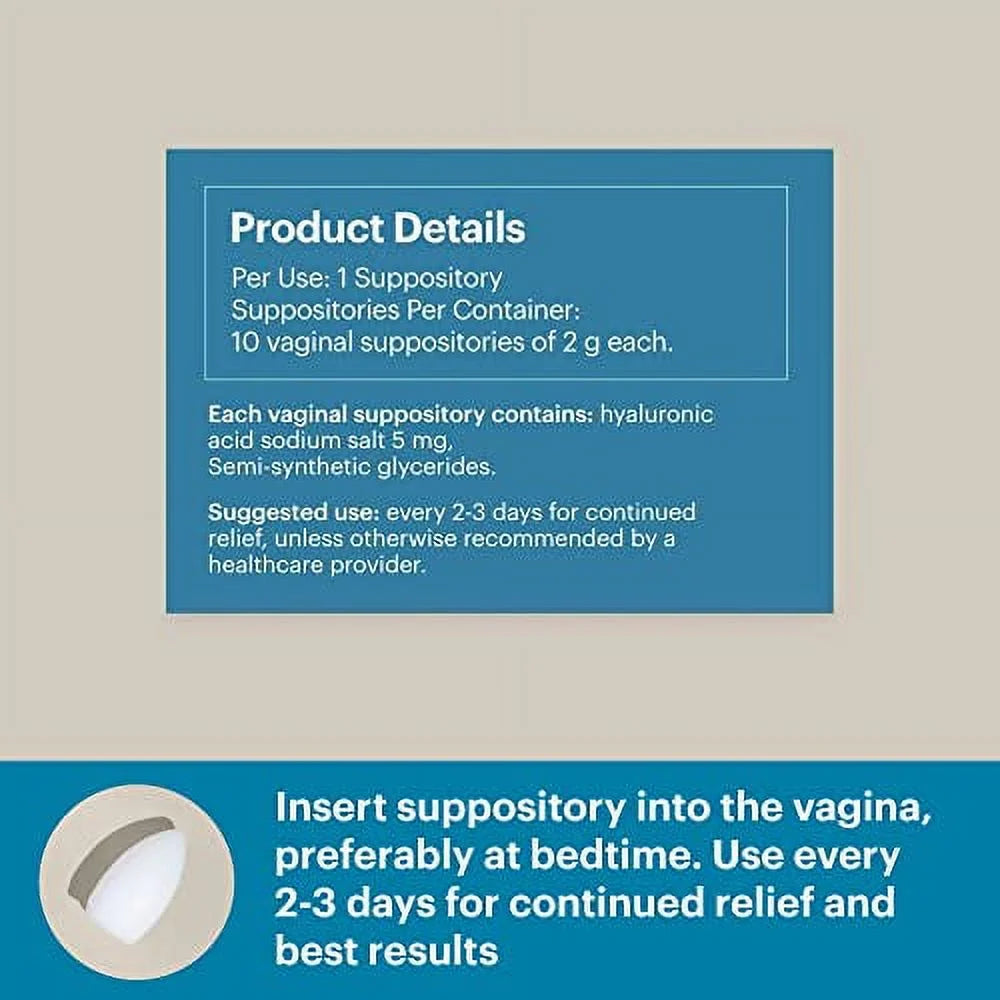 Vaginal Moisturizer with Hyaluronic Acid, 1 Month Supply Z8152