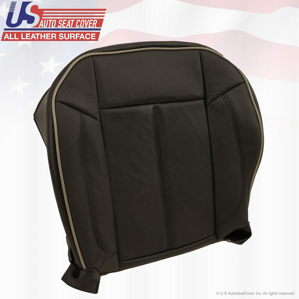 Black Leather Seat Cover F394