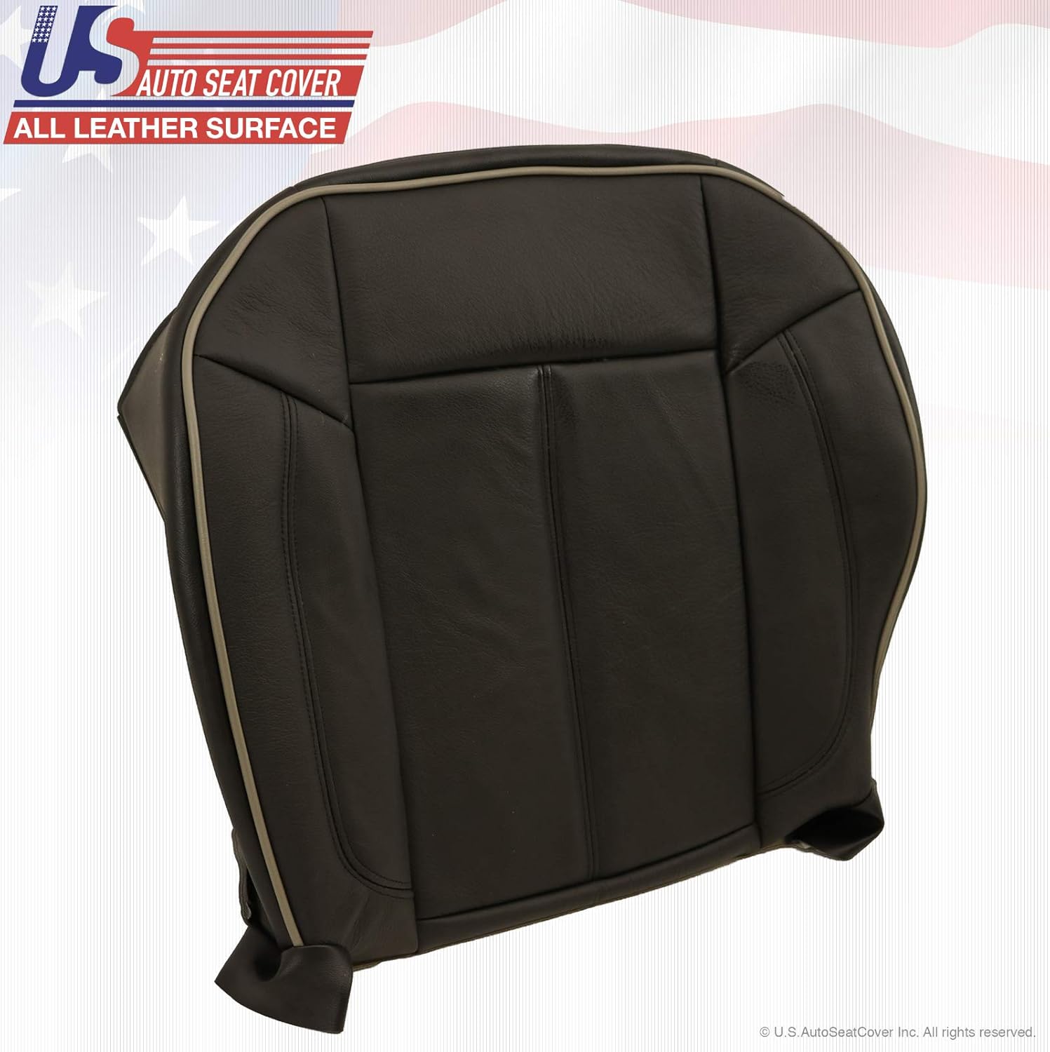 Black Leather Seat Cover F394