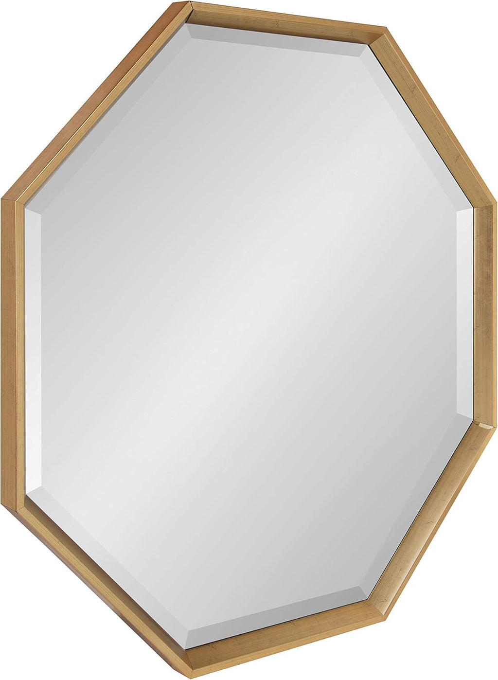 Large Octagon Frame Wall Mirror, 31.5 x 31.5, White W87666