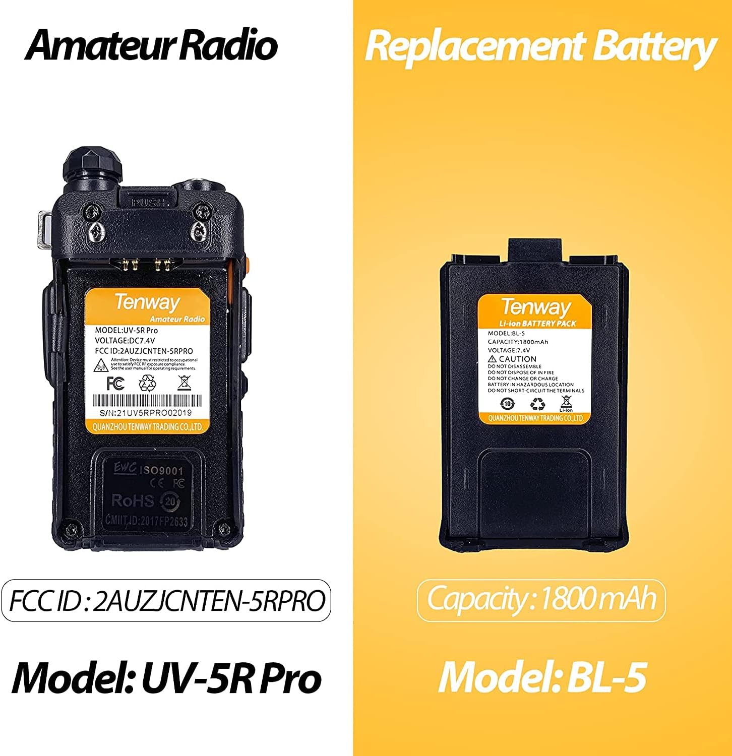 8W Dual Band Two Way Radio 2Pack R187217