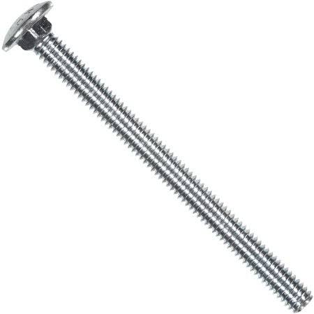 2 Pk 1/2 inch x 6 inch x 13 TPI Steel Zinc Plated Carriage Bolt H85868