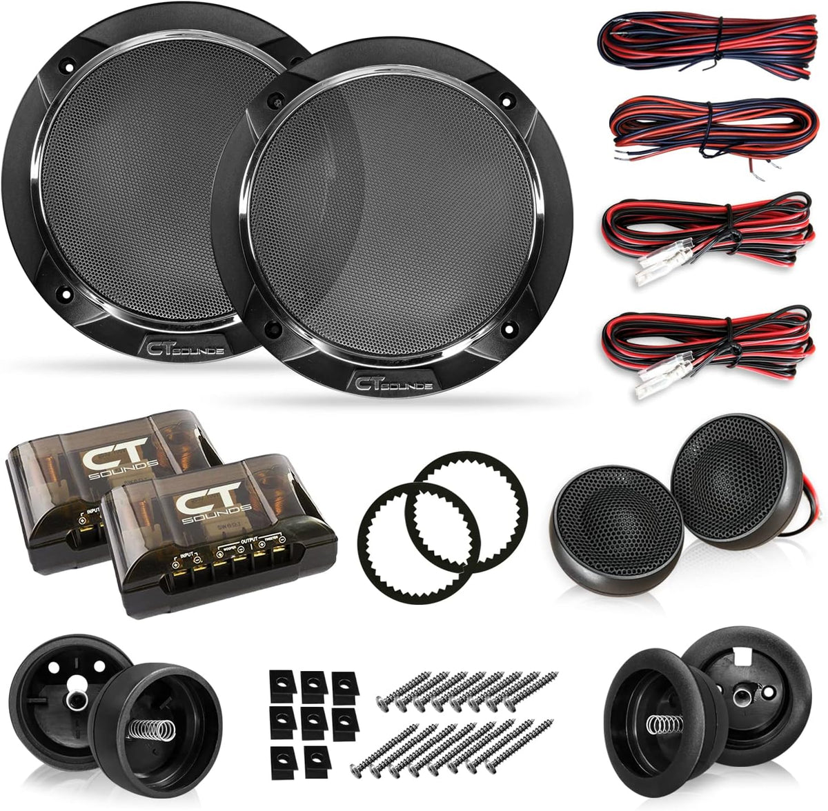 Meso 5.25” 240 Watt 2-Way Component Speaker Set X53394