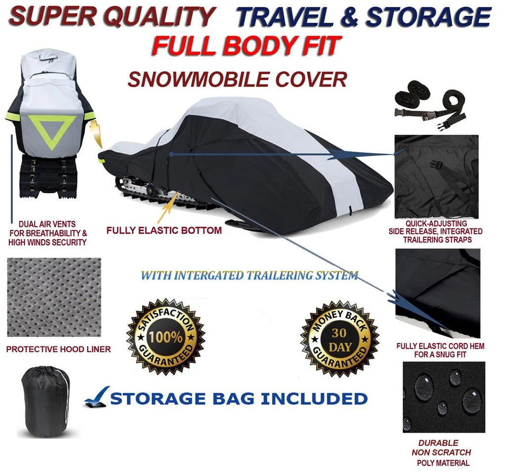 600 Denier Full Fit Snowmobile Travel and Storage Cover K5982