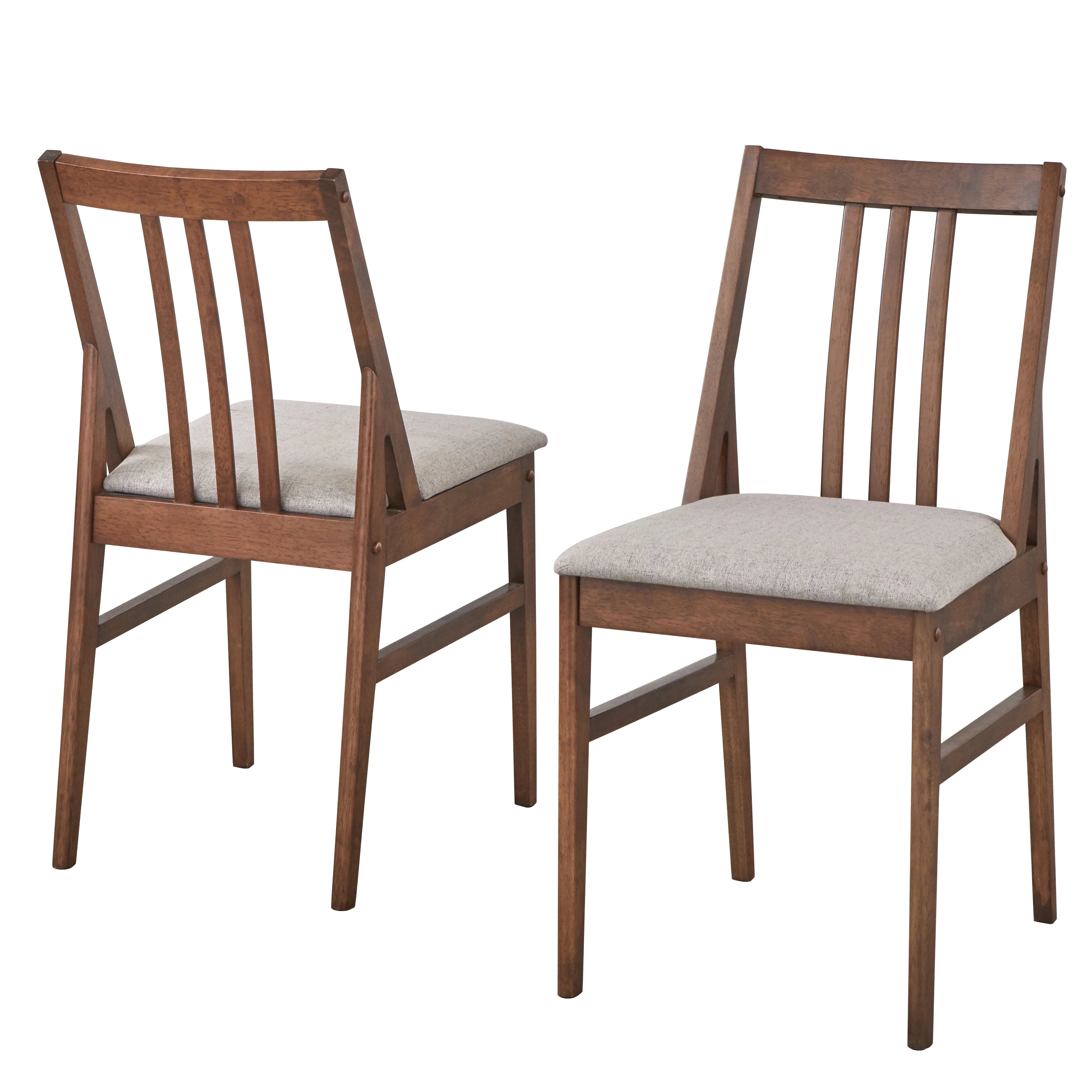 Walnut Dining Chair Set of 2 I926