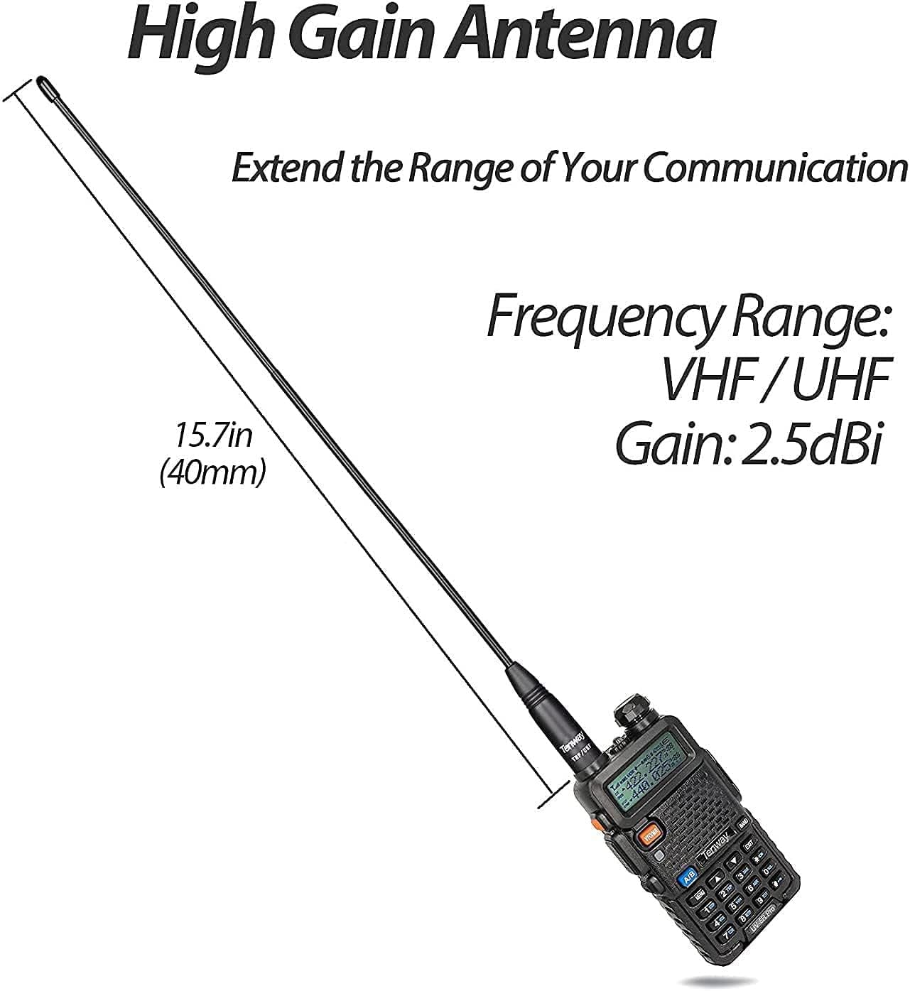 8W Dual Band Two Way Radio 2Pack R187217
