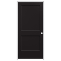 36 in. x 80 in. Black Painted Left-Hand Solid Core Molded Composite MDF Single Prehung Interior Door G8399