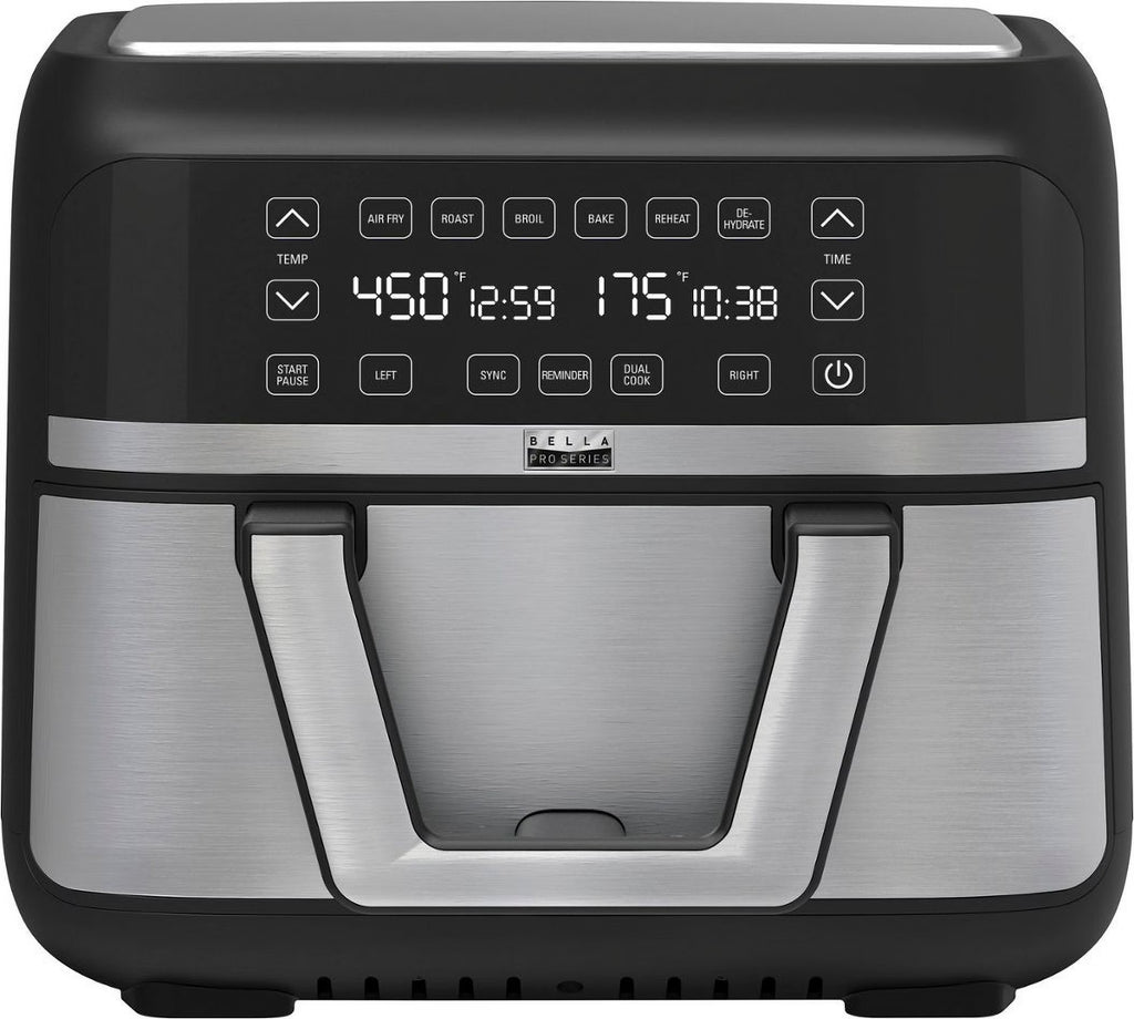 Stainless Steel Digital Air Fryer with Dual Flex Basket O3642