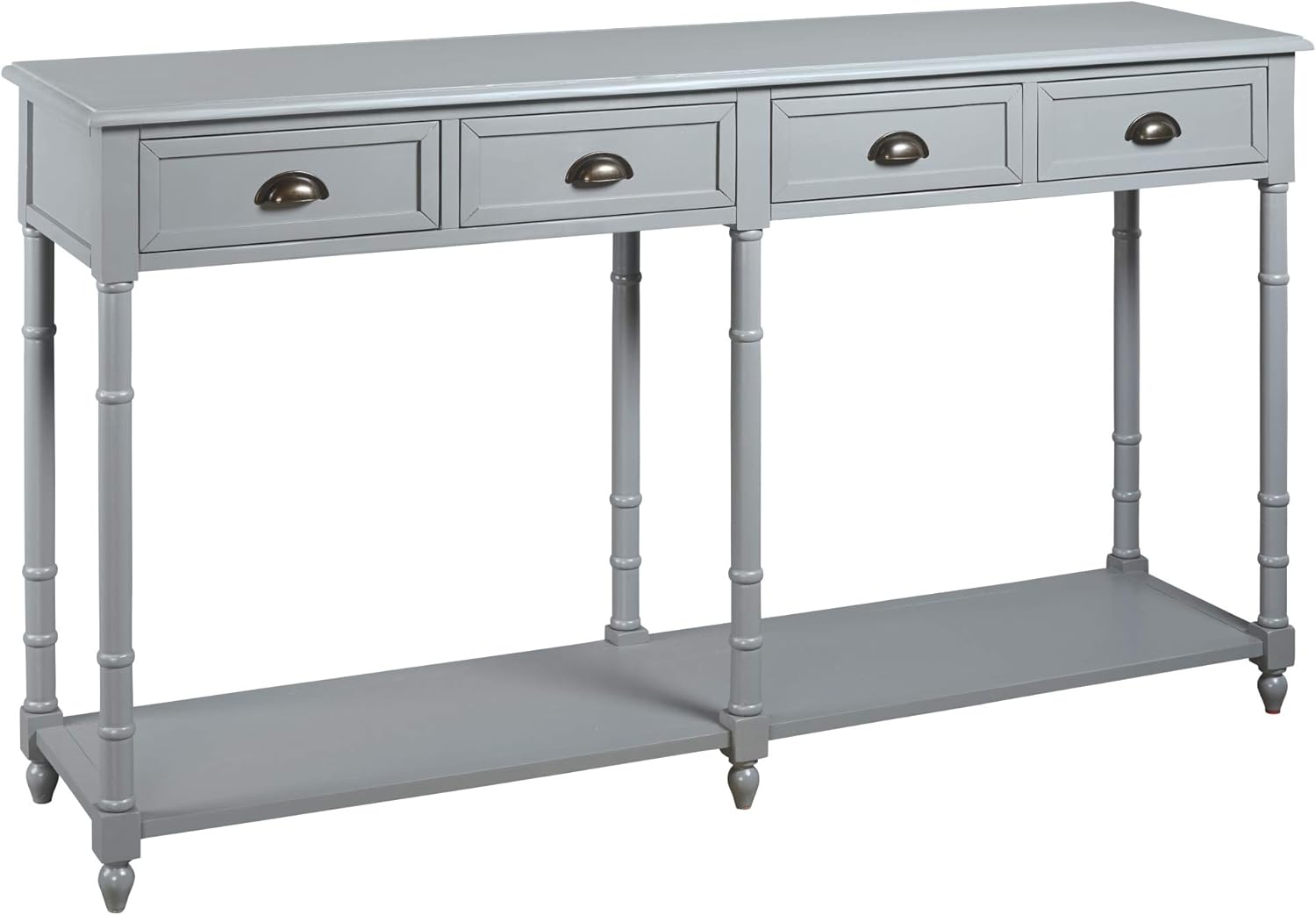 Black 4 Drawer Console Sofa Table K5990