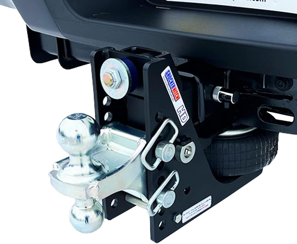Black Air Hitch with Combo Ball, Fits 3" Hitch F4433