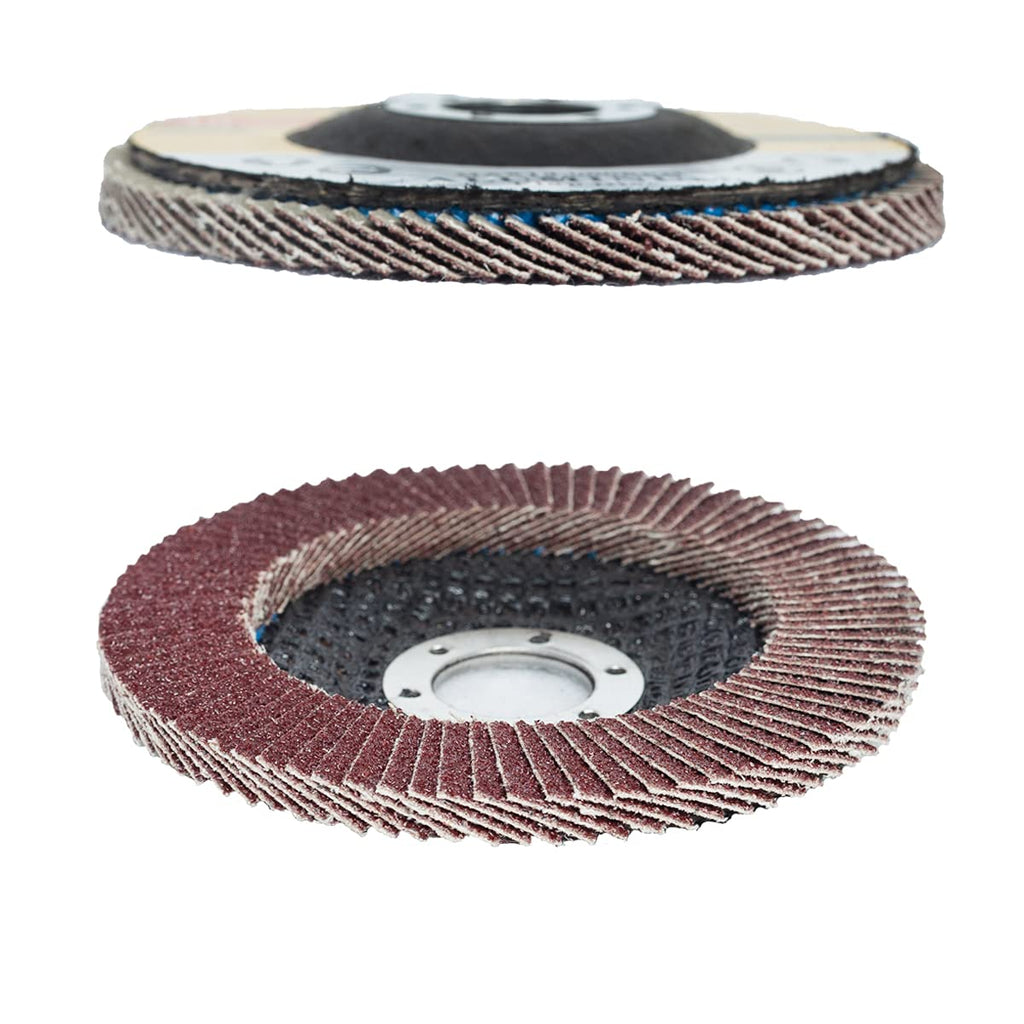4.5" x 7/8" 50 Pack 40 Grit Type 27 Aluminum Oxide Abrasive Sanding Disc U79688