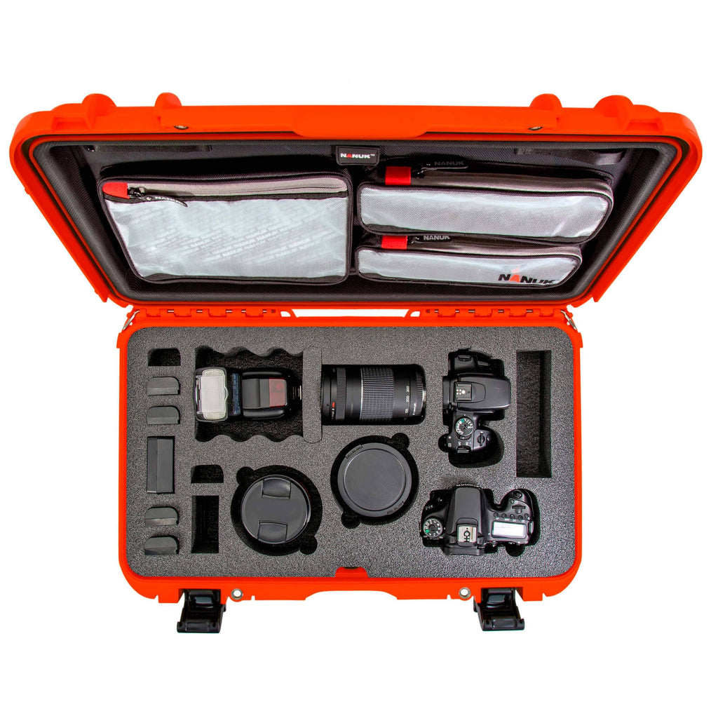 Yellow DSLR Camera Case with Lid Organizer B69522