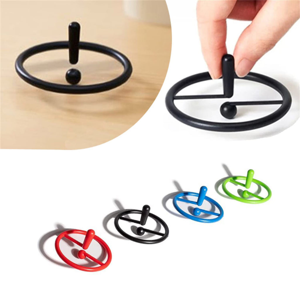 4 Pcs Plastic Spinning Tops J78418