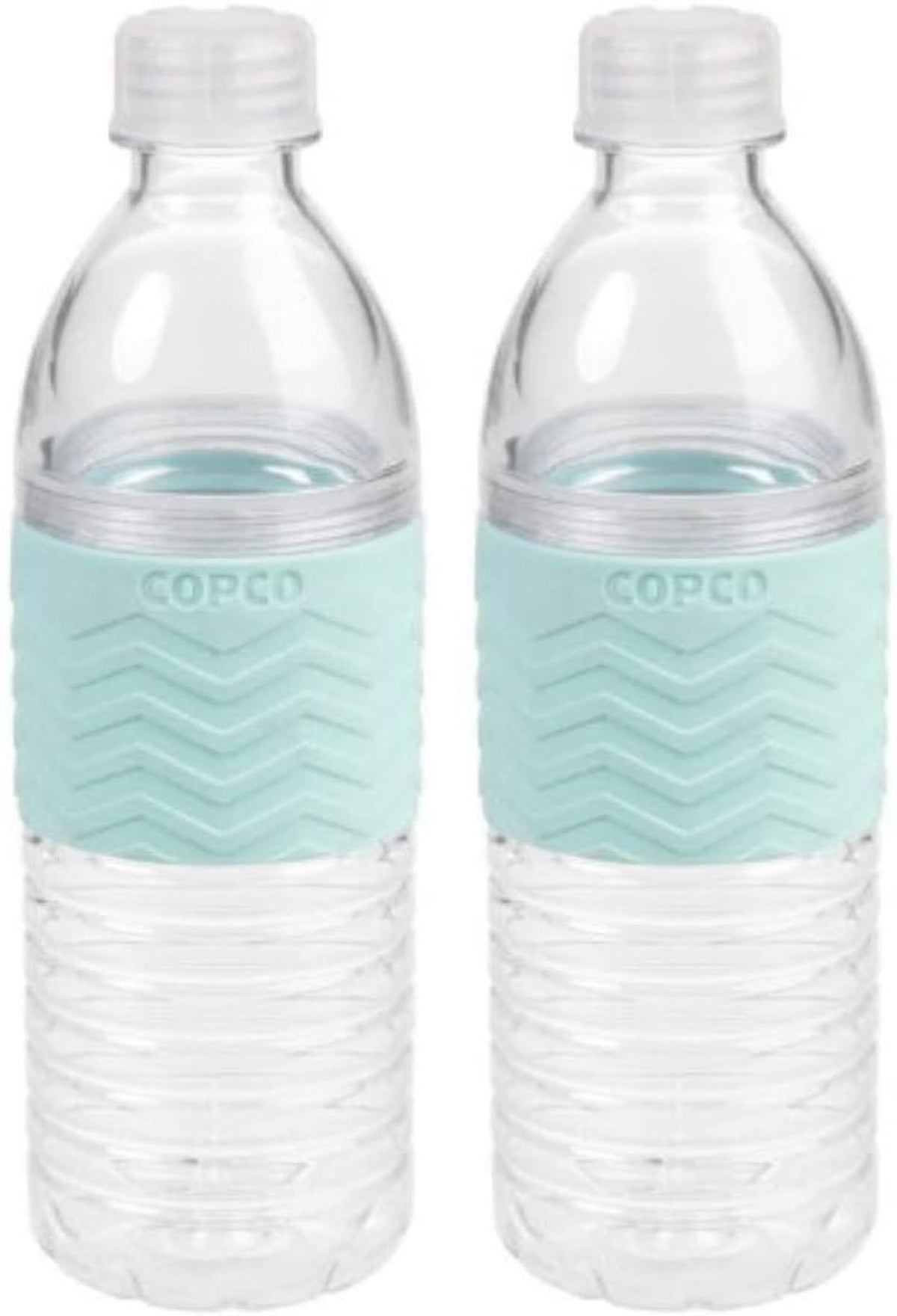 Blue 16.9 Oz Reusable Plastic Water Bottle Pack Of 2 N8313